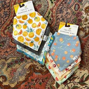 Copper Pearl NWT Two Pack Cotton Bandanas For Babies